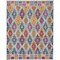 Homeroots 8 x 10 ft. Multi Color Ogee Pattern Area Rug 385249 - alternate 1